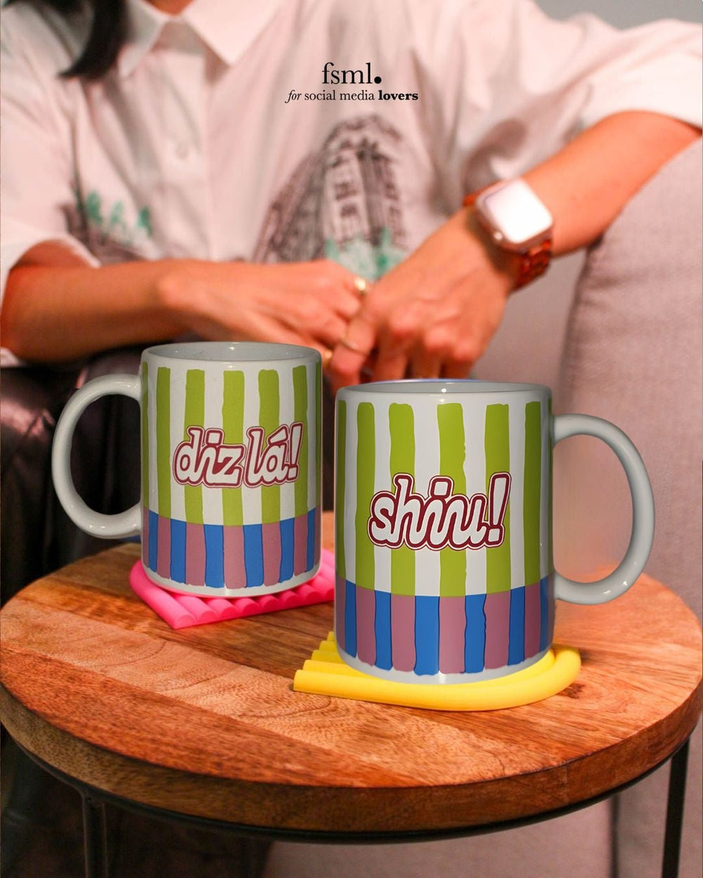 Caneca Shiu Diz-lá — Merch FSML